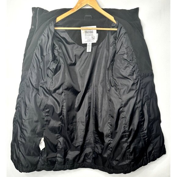 Eddie Bauer Goose Down Puffer Jacket 700 Fill Long Black Womens Size X-Small - Picture 8 of 14